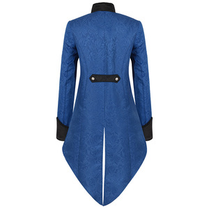 2023 hombres Medieval victoriano traje esmoquin caballeros Tailcoat gótico Steampunk gabardina Vintage traje abrigo para hombres - Product Image 4