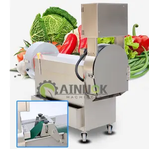 vegetable slicer cutting machine automatic cabbage strips potato chip cube carrot slice making machine