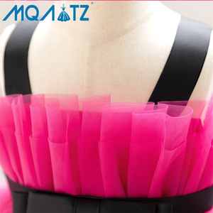 Mqatz Thiết Kế Mới Nóng Màu Hồng Trẻ Em Ăn Mặc Lưới Fluffy Đảng Ăn Mặc Trẻ Em Bóng Gown Thời Trang Hoa Ít Ăn Mặc Cho Trẻ Em 4-7y <span class=keywords><strong>bl030</strong></span> - Product Image 4