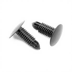 Clips de Plástico Negros para Techo de Auto Hyundai Kia, Dientes Planos A201, Material PP, para Reemplazo y Reparación - Product Image 1