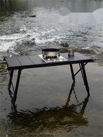 Table pliante d'extérieur pêche pique-nique table de camping hauteur réglable plage loisirs table pliante portable