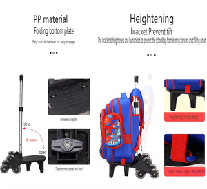 <span class=keywords><strong>Mochila</strong></span> <span class=keywords><strong>Escolar</strong></span> con Ruedas 3 en 1 de EVA 3D con Diseño de Dibujos Animados <span class=keywords><strong>para</strong></span> Niños, Venta al por Mayor, <span class=keywords><strong>Mochila</strong></span> <span class=keywords><strong>Escolar</strong></span> con Ruedas <span class=keywords><strong>para</strong></span> Estudiantes - Product Image 4