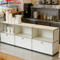 Casier de rangement modulaire moderne pour salon et chambre à coucher