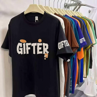 T-shirts pour hommes en gros 100 % coton pur, coupe classique, impression graphique personnalisée DTG DTF, vêtements streetwear pour entreprises POD