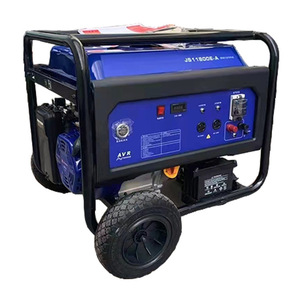 Générateur à essence Js11800 9 kW monophasé 110 V 220 V 50 Hz 60 Hz AVR avec écran LED pour maison, ferme, chantier, alimentation de secours - Product Image 1