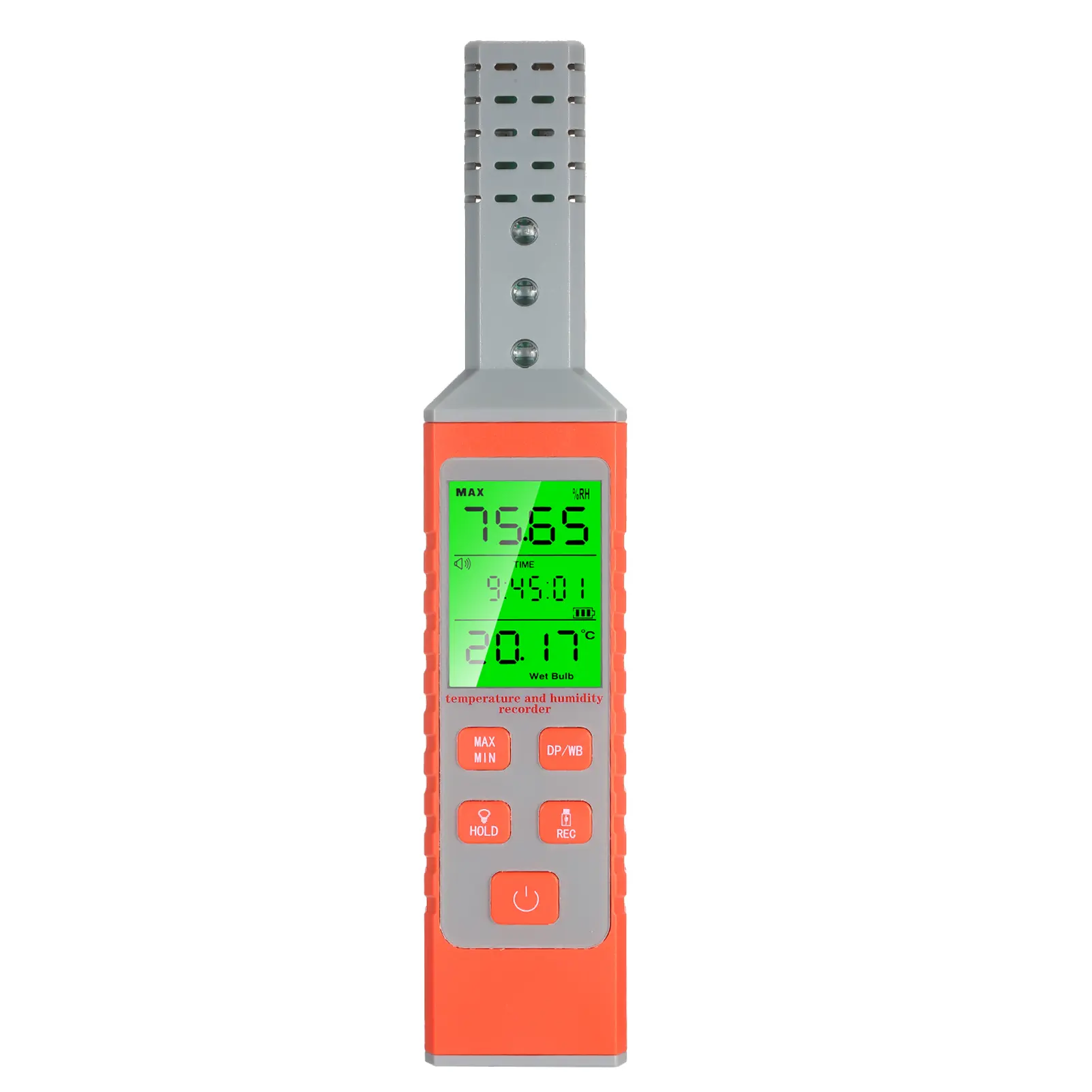 温度計TC-100Aエクスポート可能なデータレコードを備えた温度および湿度計