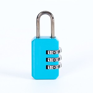 3 Digit Combination Lock 34mm Length Zinc Alloy Resettable Travel Lock For Suitcase <b>Backpack</b> Luggage Cabinet Toolbox - Product Image 3