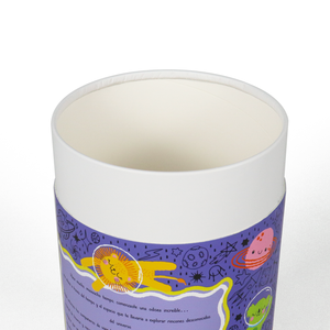 Couronne gagner tubes d'expédition bouchon tube de papier de qualité alimentaire cylindre d'emballage de thé boîtes cylindriques en carton tube de papier biodégradable stock - Product Image 4