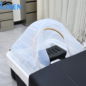 KISEN Beauty Wholesale Salon Head Spa Shampoo Bed for Head Therapy Hair Washing Massage Water Circulation Feature Shampoo Bed - Product Image 5