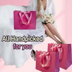Sacs en papier de luxe avec logo personnalisé, sacs en papier personnalisés, emballage pour vêtements, sacs cadeaux, sacs de boutique, sacs de shopping en carton - Product Image 5