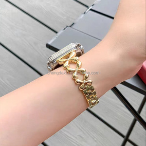 Bracelet de montre en métal pour <span class=keywords><strong>femme</strong></span> pour <span class=keywords><strong>Iwatch</strong></span> Series 11 Bracelet de remplacement pour Apple Watch 38mm 42mm <span class=keywords><strong>Bracelets</strong></span> Accessoires de montre - Product Image 4