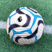 Ballon de football cousu à la machine, entraînement de match de la Premier League, n° 5 ballons de football en PVC en gros