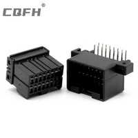 174046-2 Connecteur pour véhicule à énergie nouvelle, boîtier de faisceau de câbles de phare de voiture, bornes en nylon 16 broches, étanchéité IP66, pour applications électriques automobiles