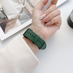<span class=keywords><strong>Correa</strong></span> de cuero para <span class=keywords><strong>Samsung</strong></span> <span class=keywords><strong>Galaxy</strong></span> <span class=keywords><strong>Watch</strong></span> <span class=keywords><strong>4</strong></span>, pulsera clásica de <span class=keywords><strong>46mm</strong></span> y 40mm, sin huecos - Product Image 5
