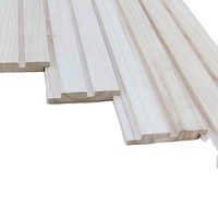 Wholesale Factory Output Sanded Paulownia Timber Board in Wooden Batten Production