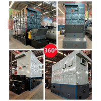 Chaudière industrielle à circulation naturelle verticale haute performance 700 kW-5600 kW, à grille à chaînes, pour biomasse et charbon, pour chauffage à l'huile thermique