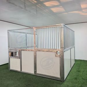 ม้าชุบสังกะสีแบบพกพาใช้กลางแจ้งคุณภาพสูงพร้อมหลังคาแบบคลาสสิก - Product Image 4