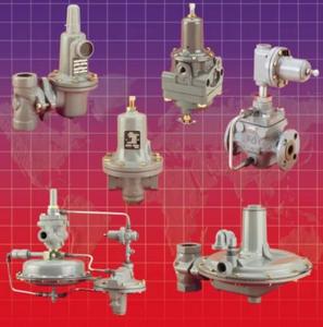 Válvula de bola neumática Fisher Regulator 1190 de baja presión para gas, con operación piloto y reducción de presión, para montaje en plataforma. - Product Image 5