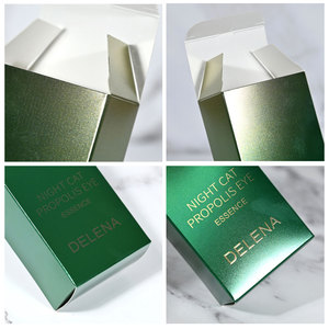 Emballages cosmétiques de luxe pour soins de la peau, flacons, pots, boîtes pour huile capillaire, beurre corporel, brillant à lèvres, emballage de luxe en verre mat doré - Product Image 3