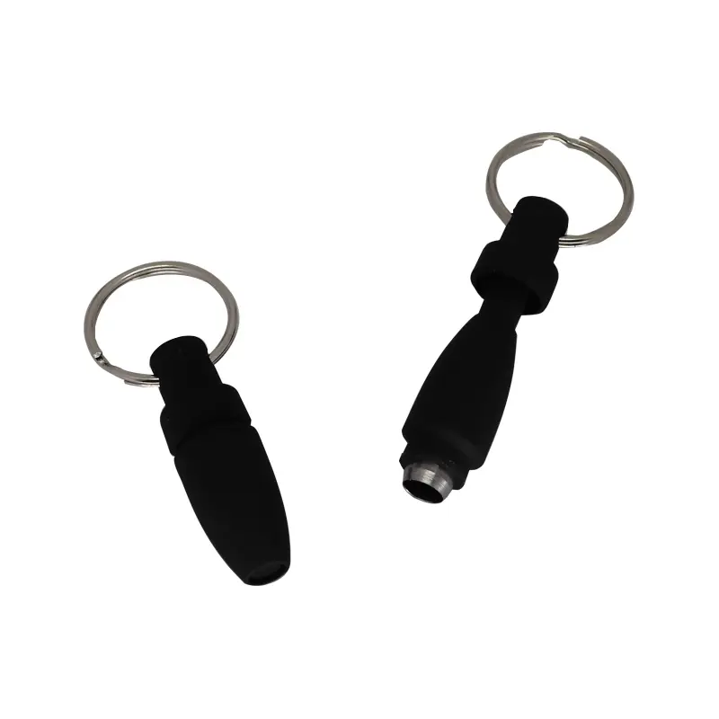 Factory Plastic Cigar Punch Puncher Tobacco Cigar Hole Opener Drill Puncher With Key Chain