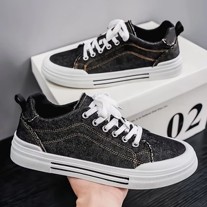 <span class=keywords><strong>Zapatos</strong></span> de Lona Ligeros y Transpirables <span class=keywords><strong>para</strong></span> <span class=keywords><strong>Hombre</strong></span>, Estilo Coreano, Suela Suave, Casuales, de Caña Baja, Planos y Modernos, Verano 2025 - Product Image 6