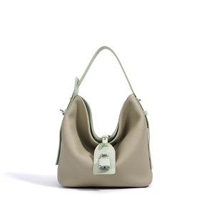 Bolso de Mano de Lujo para Mujer, Diseño de Litchi, Cuero de Primera Calidad, Tipo Tote, Portátil, de Hombro o Cruzado - Product Image 4