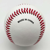 Meilleur prix, balle de baseball officielle blanche de la ligue, en cuir de vachette de qualité supérieure, doublement rembourrée, avec centre en caoutchouc et liège rouge