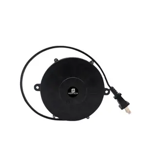 HIERTECH OEM customized wholesale mini 5.6ft 1.7M cable reel retractor retractable power cord reel
