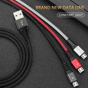 Cargador Rápido para Auto 2026 con Cable <span class=keywords><strong>USB</strong></span> Fijo, Conector Hembra Android, OTG, Transferencia de Datos, 1.2m, Económico - Product Image 3