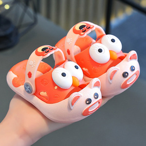 Sandales de plage pour enfants en EVA à séchage rapide, design cartoon, antidérapantes, à bout ouvert, pour filles et garçons - Product Image 4