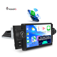 Autoradio Android Podofo 1 Din 7'' 2+32 Go pour Fiat Punto 2005-2009/Linea 2007-2011 CarPlay/Android Auto sans fil/FM/RDS OEM ODM