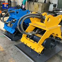 Compacteur vibrant hydraulique lourd haute fréquence pour le compactage des sols et des fondations routières municipales