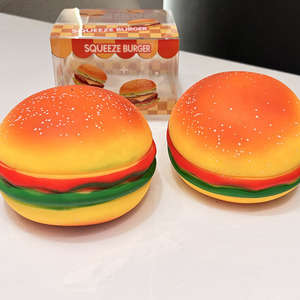 Mainan Squishy TPE Bentuk Hamburger Simulasi, Pereda Stres, Slow-rebound, Bestseller Lintas Negara, Dikemas dalam Kotak - Product Image 2