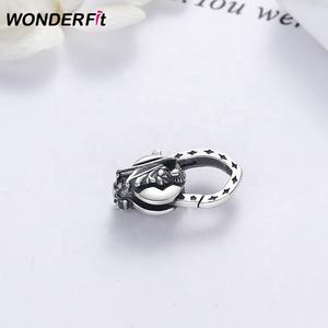 925 terterling ililver lasN JDendant endant Ant LASP, xidizado ool edium edieligioso obster Law LASP Laso hristian's ewelry aking - Product Image 3