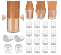 Toco chaise jambe pieds en caoutchouc coussinets de protection meubles Table couvre chaussettes bouchons de trou cache-poussière meubles pieds de nivellement