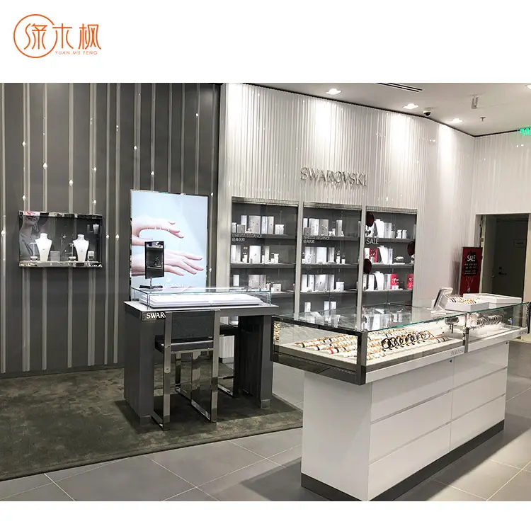 Moderno de alta qualidade Jewelry Store exibição apresenta um elegante Interior Design sofisticado jóias Display armários