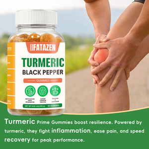 Customizable Alleviates Pain Inflammation Boosts Brain Cognitive Fast Recovery Natural Ingredients Turmeric Black Pepper Gummies - Product Image 4