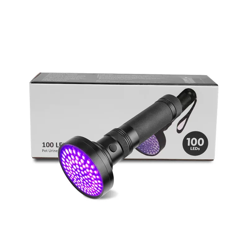 Lanterna LED luz ultravioleta UV LED luz fluorescente agente de detecção lanternas