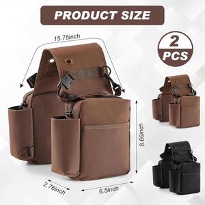 Sacoche de selle spéciale à fermeture roll-top, grande capacité, imperméable, avec logo personnalisé BSCI, pour moto, à fixer sur la selle ou sur les côtés. - Product Image 6