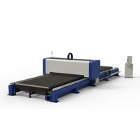4015 3000W Portable portique Fiber Laser découpeuse nouveau modèle refroidissement par eau métal Cypcut système de contrôle prix compétitif