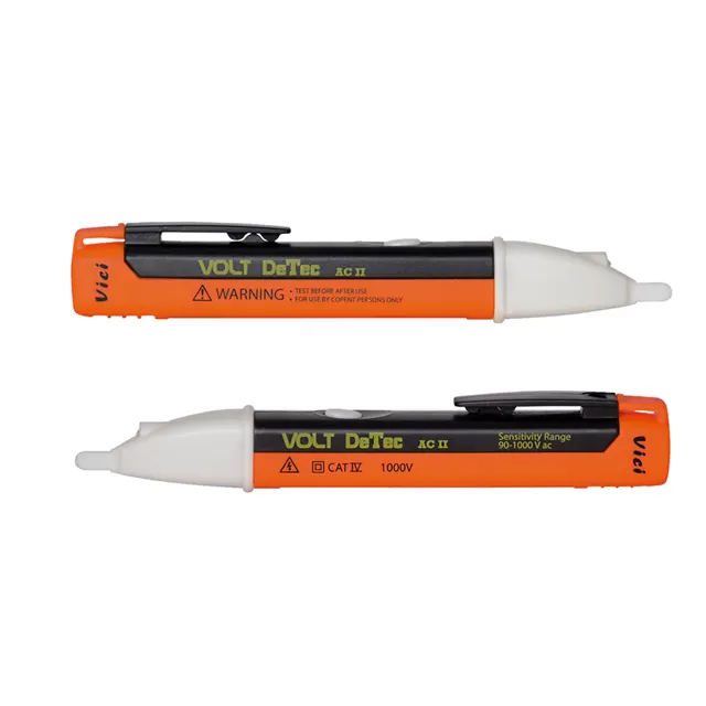 90-1000V Pocket Pen Type Non-contact AC Voltage Detector with Buzzer and Flashlight