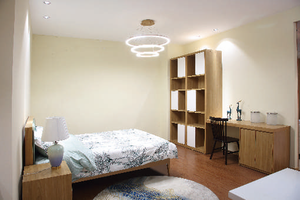 Ensemble de meubles de <span class=keywords><strong>chambre</strong></span> à coucher modernes en MDF pour <span class=keywords><strong>appartement</strong></span>, salon familial avec canapé et bureau - Product Image 5