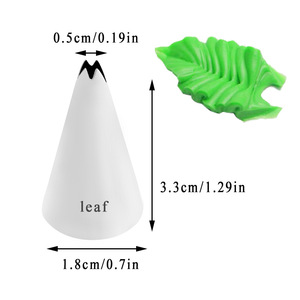 Hmzcn Stainless Steel Piping Nozzles 101 102 103 104 352 For Cake Decorating Flower Leaf Baking Tools - Product Image 4