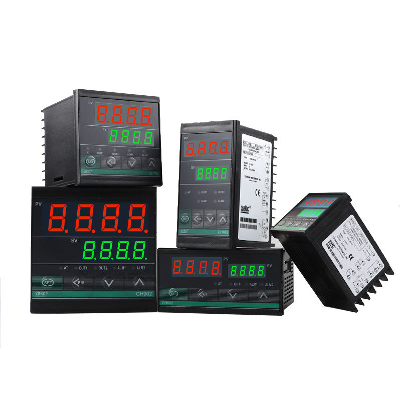 XRKC Smart Temperature Controller CH102/402/502/702/902 96x48mm Digital PID Thermostat OEM/ODM Customizable 0.1C Resolution Data