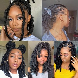 Estensione per capelli sintetici all'uncinetto <span class=keywords><strong>Marley</strong></span> Twist, ricci afro voluminosi da 24 pollici, 45g, design personalizzato, confezione personalizzata, a basso prezzo - Product Image 6