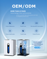 Inhalateur d'hydrogène PEM portable 150 ml/min, générateur d'hydrogène moléculaire pur à 99,996 % pour usage domestique