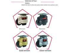 Roues de réglage de niveau GD40F, GD60F, GD80F, GD100F, GD120F, GD150F, Roues de support universelles, Roulettes.