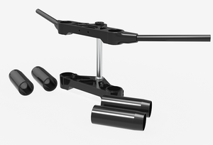 Ammortizzatori di Sterzo in Alluminio Nero INCA per Moto VRSCB <span class=keywords><strong>V</strong></span>-<span class=keywords><strong>Rod</strong></span> VRSCD Night - Stabilizzatori a Tripla Forcella Modificati - Product Image 2