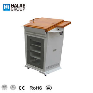 De Madera de diseño moderno de aluminio Aula Digital Multimedia de aprendizaje podio púlpito - Product Image 4