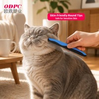 Râteau de toilettage pour animaux de compagnie, kit de peignes à dents longues rotatifs à double rangée pour chiens et chats à poils épais, démêlage et élimination des poils morts, vente en gros OEM